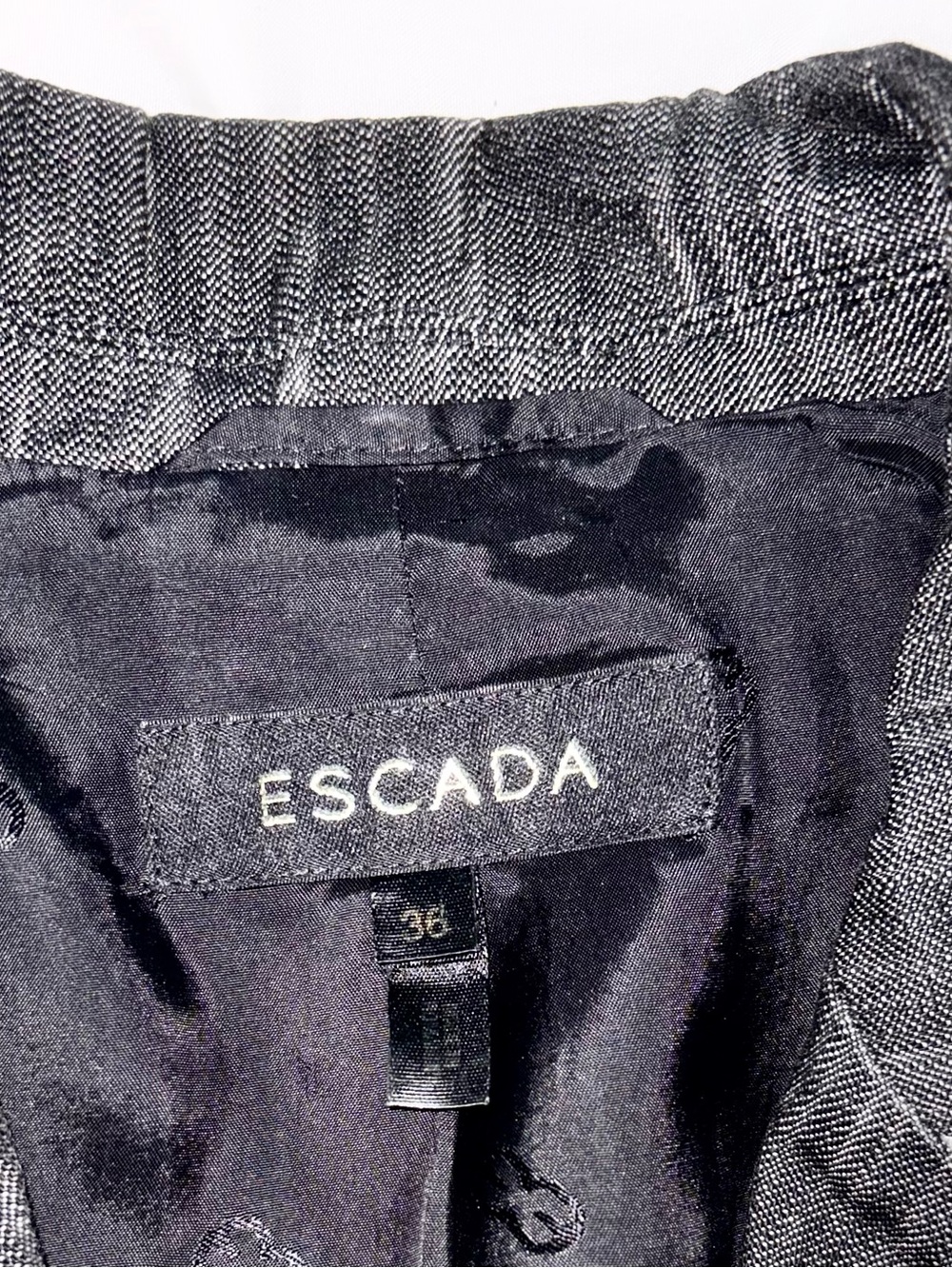 Authentic Escada two-piece denim suit